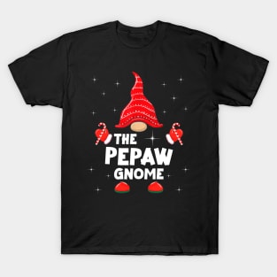 The Pepaw Gnome Matching Family Christmas Pajama T-Shirt